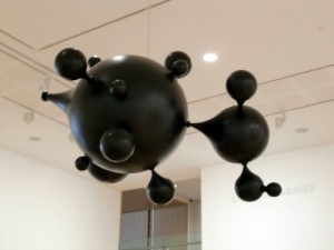 Ballons au musée